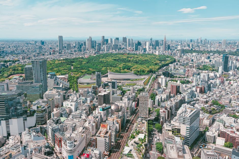 Japanese home with work life