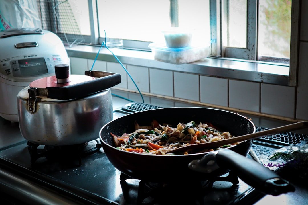 Japanese home with cookware