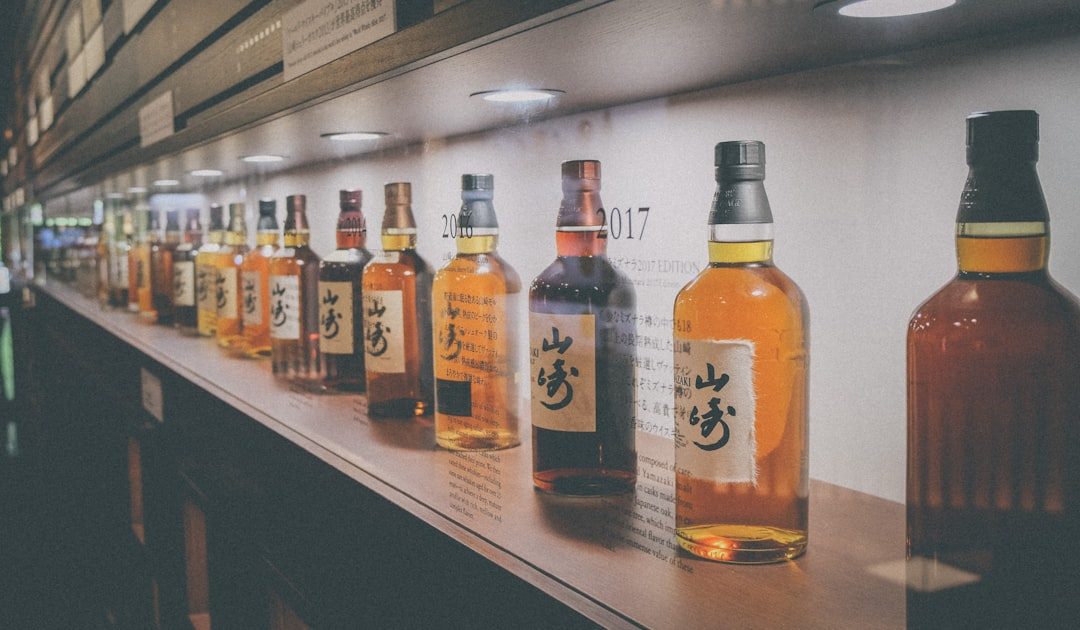 Japanese home with drinks