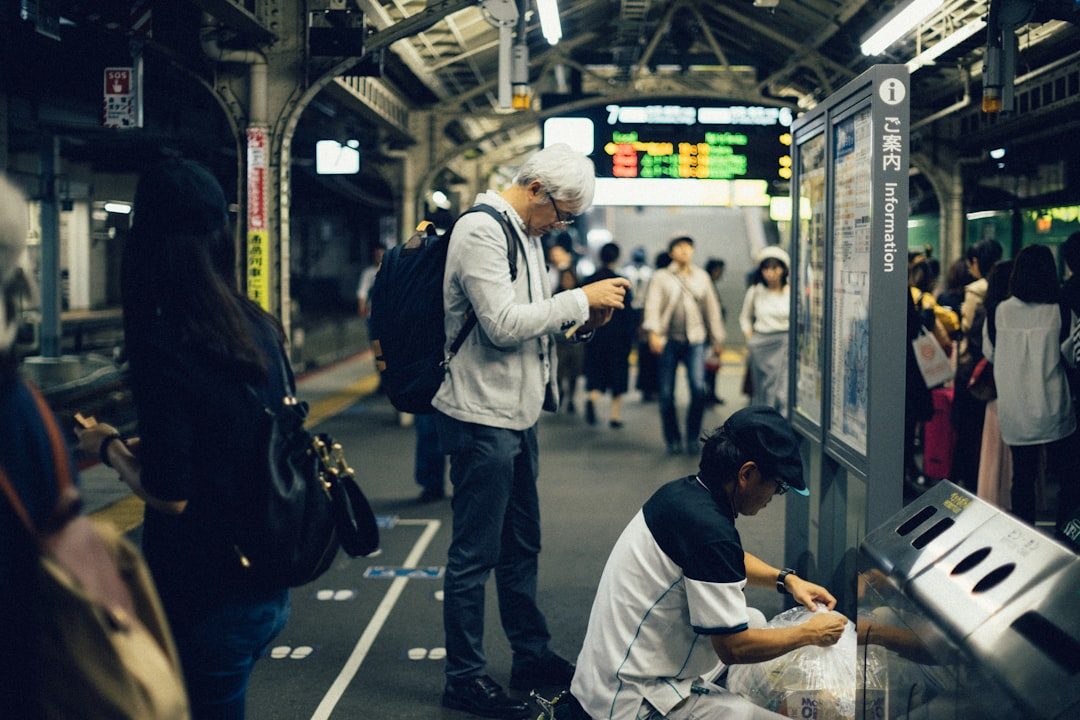Japanese home with headphones