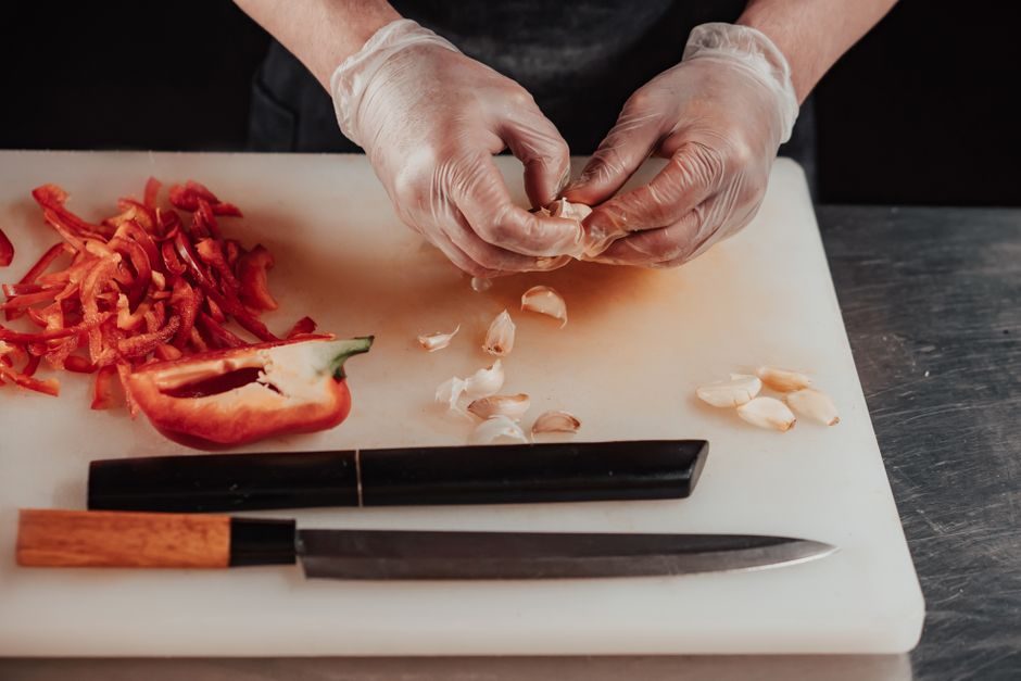 Japanese kitchen knives lifestyle photo