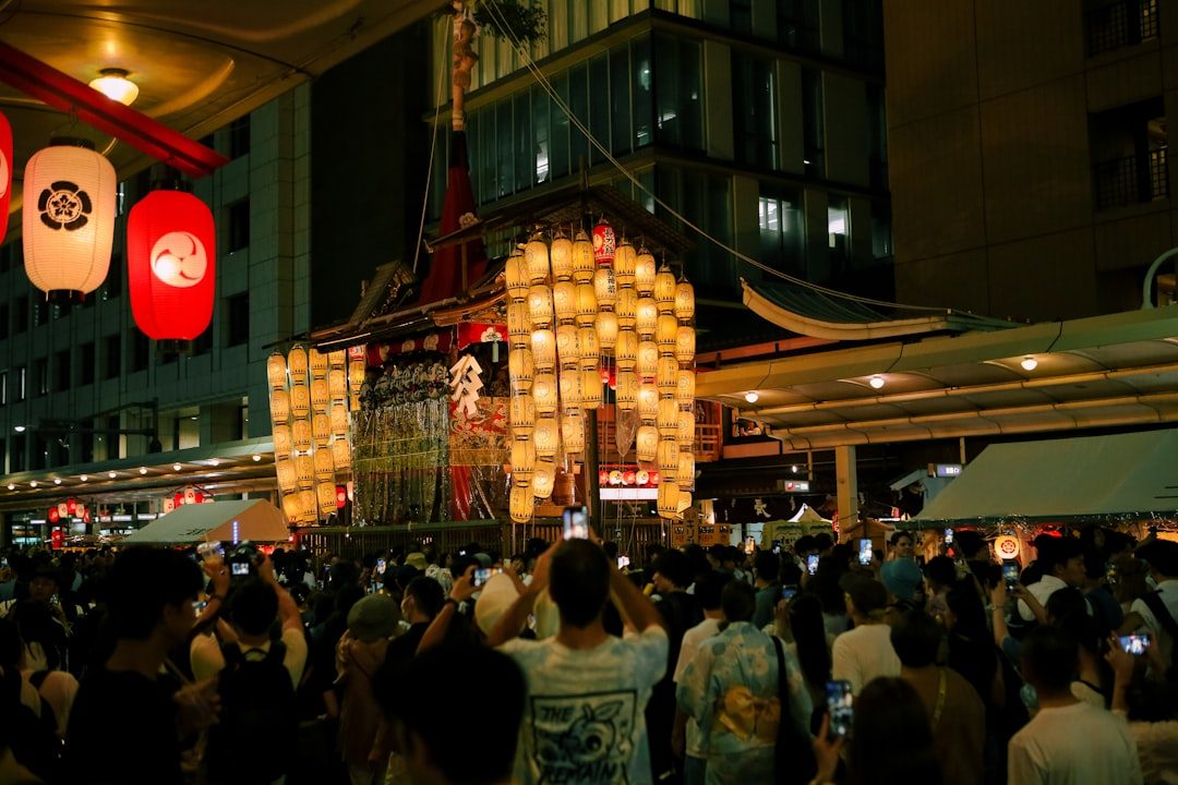 Japanese Tanabata bamboo decorations — seen in everyday life in Tokyo